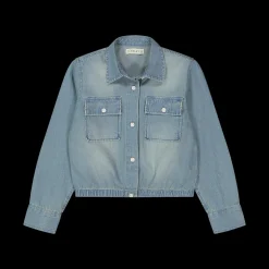Camicia chambray da bambina