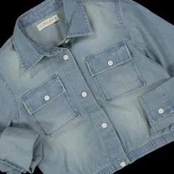 Camicia chambray da bambina