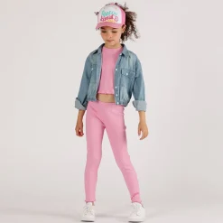 Camicia chambray da bambina