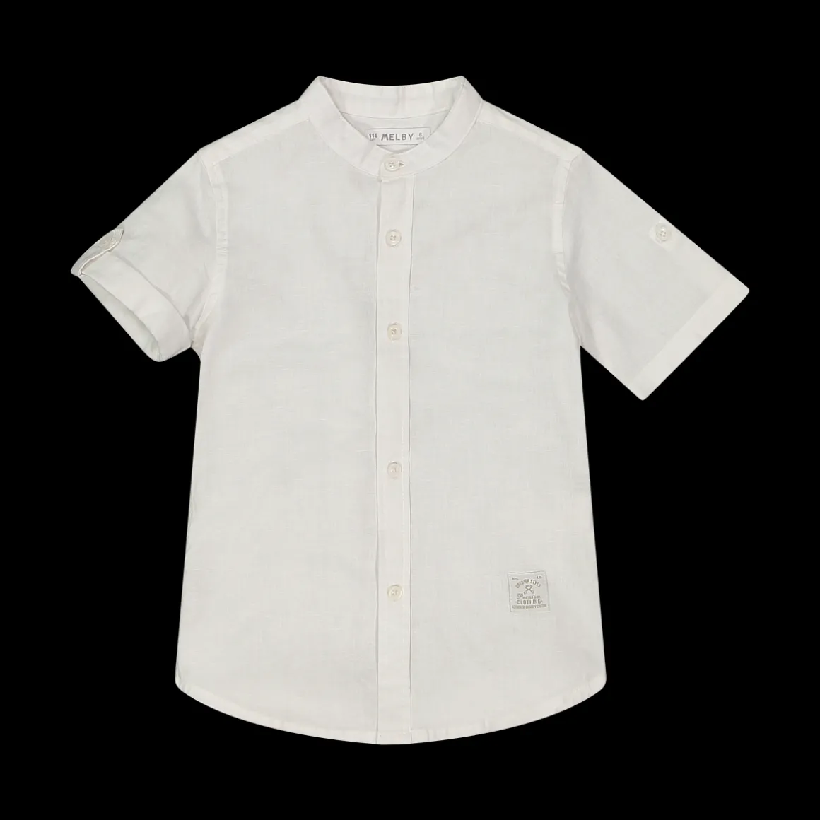 Camicia coreana a manica corta per bambino