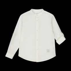 Camicia da bambino in misto lino