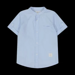 Camicia da bambino in misto lino