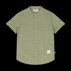 Camicia da bambino in misto lino