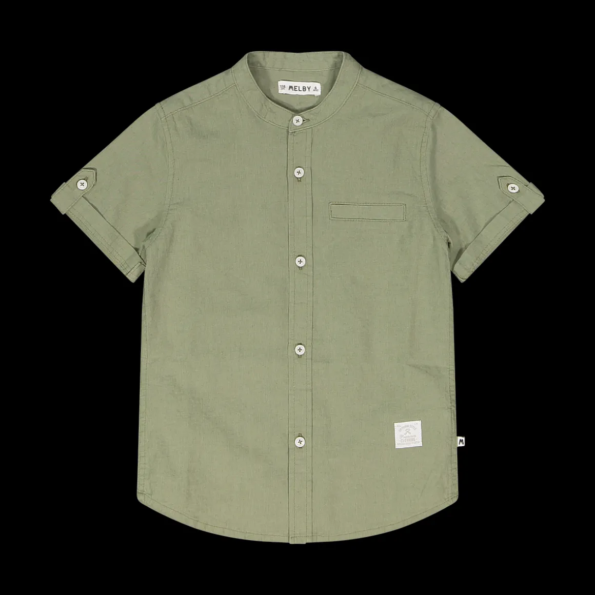 Camicia da bambino in misto lino