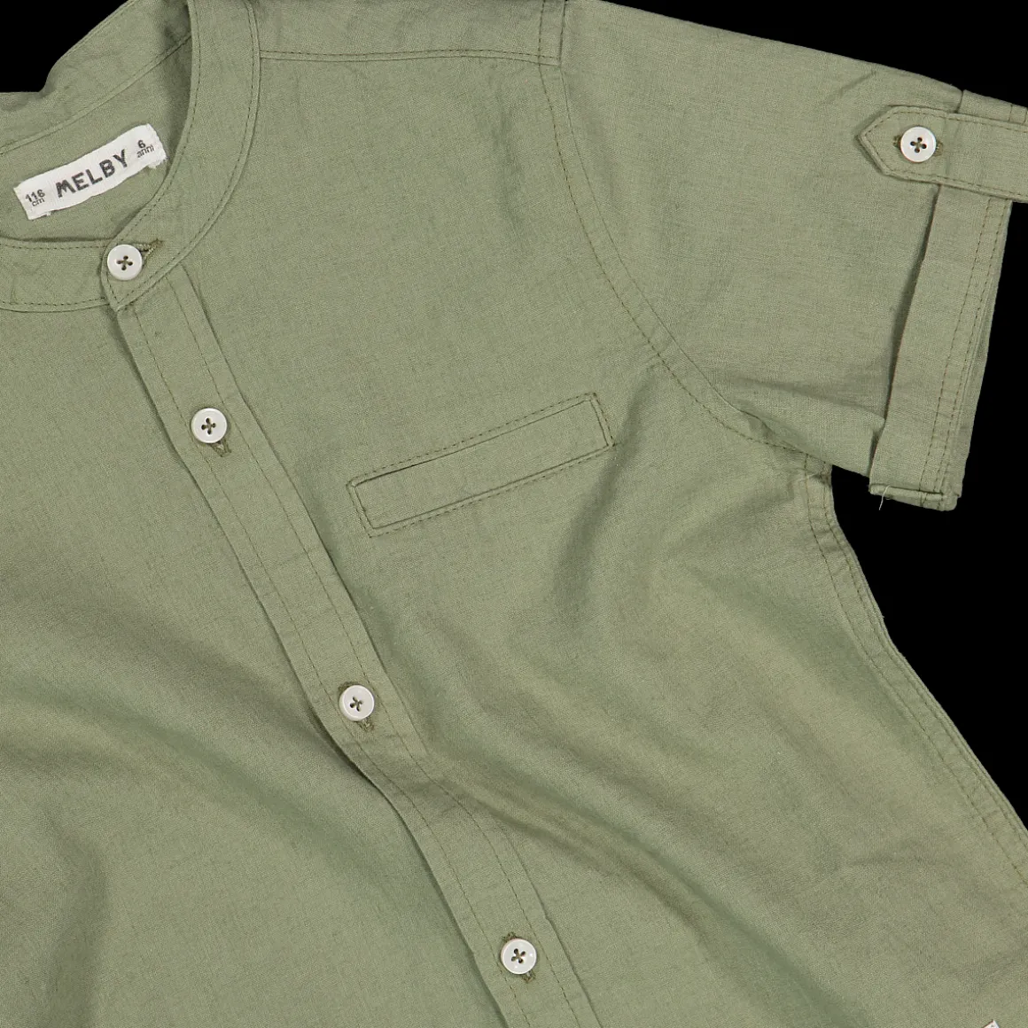 Camicia da bambino in misto lino