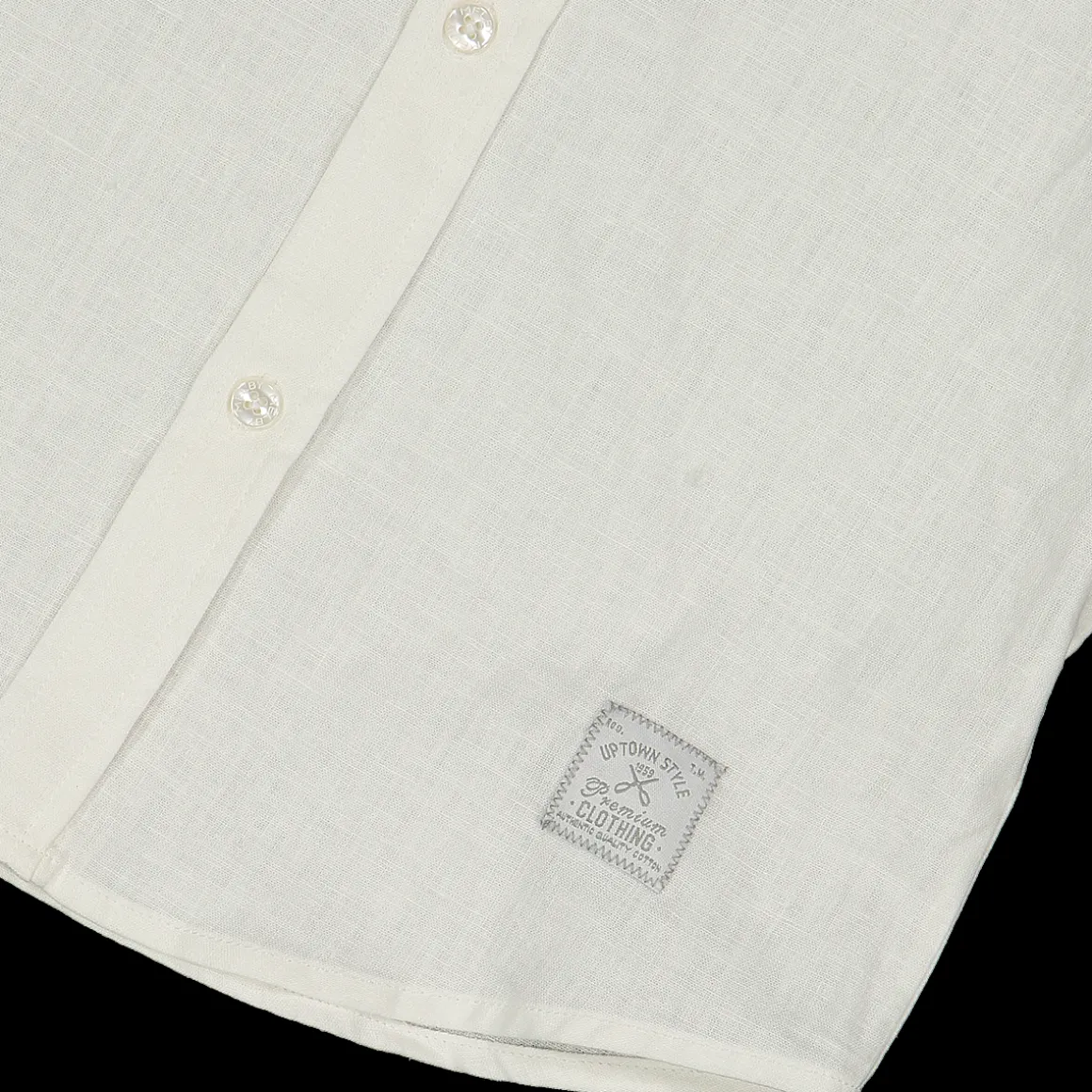 Camicia da bambino in misto lino
