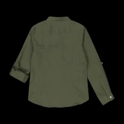 Camicia da bambino in misto lino