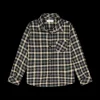 Camicia flanella a quadri in grigio per ragazzo