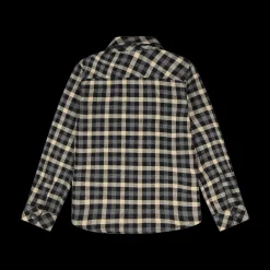 Camicia flanella a quadri in grigio per ragazzo