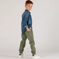 Camicia in chambray da bambino