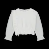 Camicia in chiffon per bambina