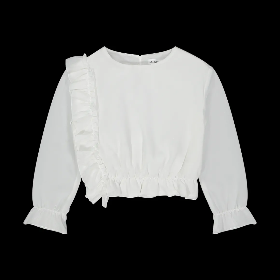 Camicia in chiffon per bambina