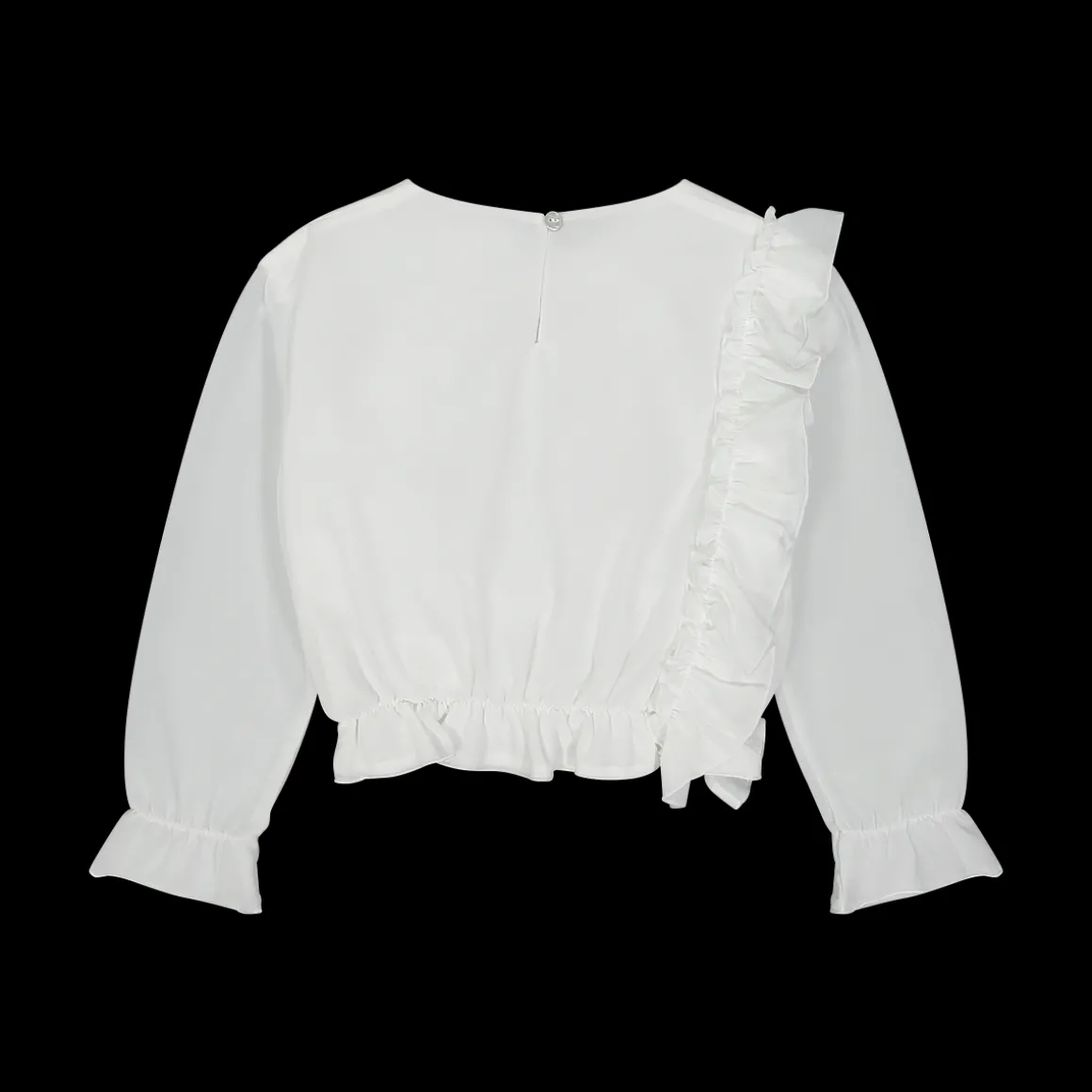 Camicia in chiffon per bambina