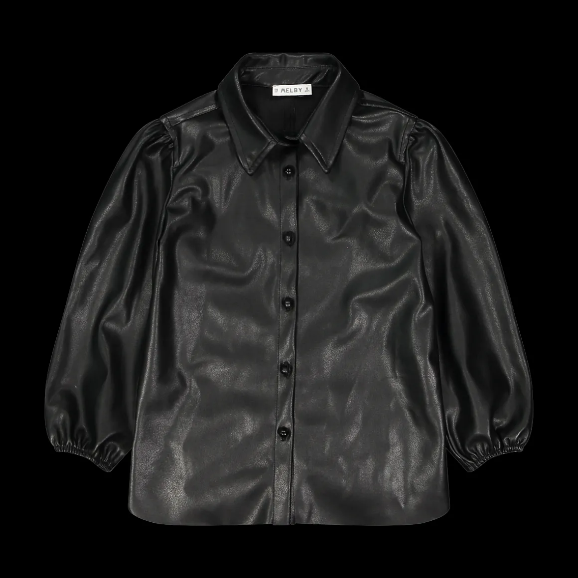 Camicia in ecopelle bambina