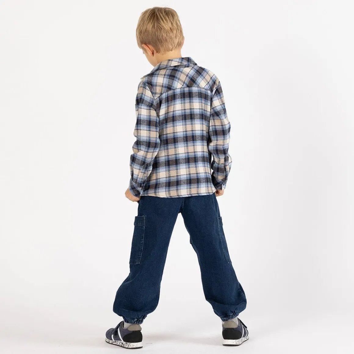 Camicia in flanella a quadri per ragazzo