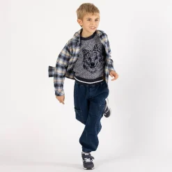 Camicia in flanella a quadri per ragazzo