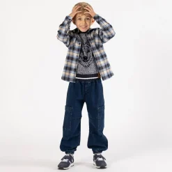 Camicia in flanella a quadri per ragazzo