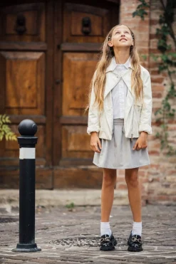 Camicia in popeline per bambina