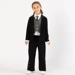Camicia in popeline per bambina