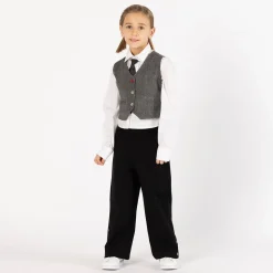 Camicia in popeline per bambina