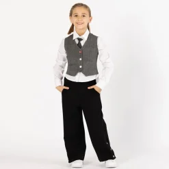 Camicia in popeline per bambina