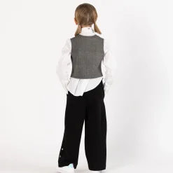 Camicia in popeline per bambina