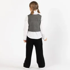 Camicia in popeline per bambina