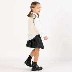 Camicia in popeline per bambina