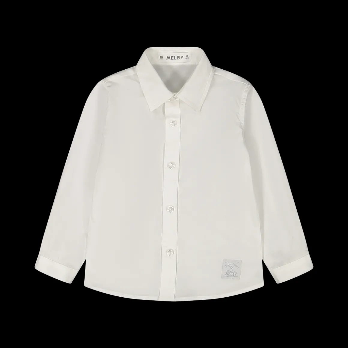 Camicia in popeline stretch per bambino
