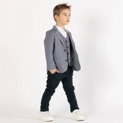 Camicia in popeline stretch per bambino