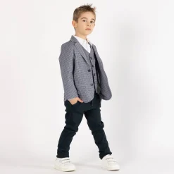 Camicia in popeline stretch per bambino