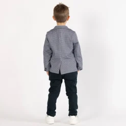 Camicia in popeline stretch per bambino