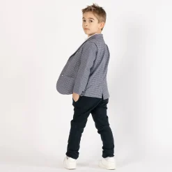 Camicia in popeline stretch per bambino