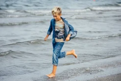 Camicia jeans leggero per bambino