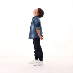 Camicia jeans leggero per bambino