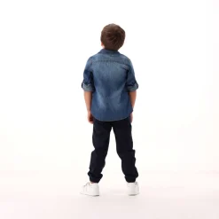 Camicia jeans leggero per bambino