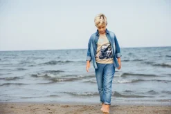 Camicia jeans leggero per bambino