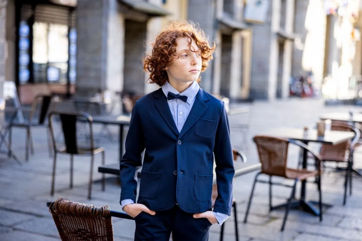 Camicia rigata per ragazzo