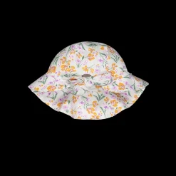 Cappellino a fiorellini per neonata