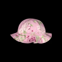 Cappellino in tela stampata da bambina