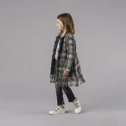 Cappotto a quadri per bambina