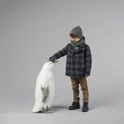 Cappotto a quadri per bambino