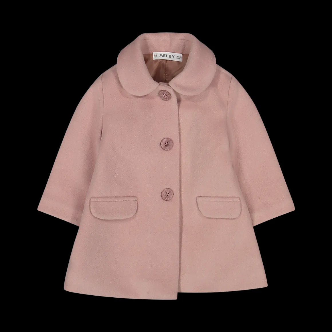 Cappotto panno morbido neonata