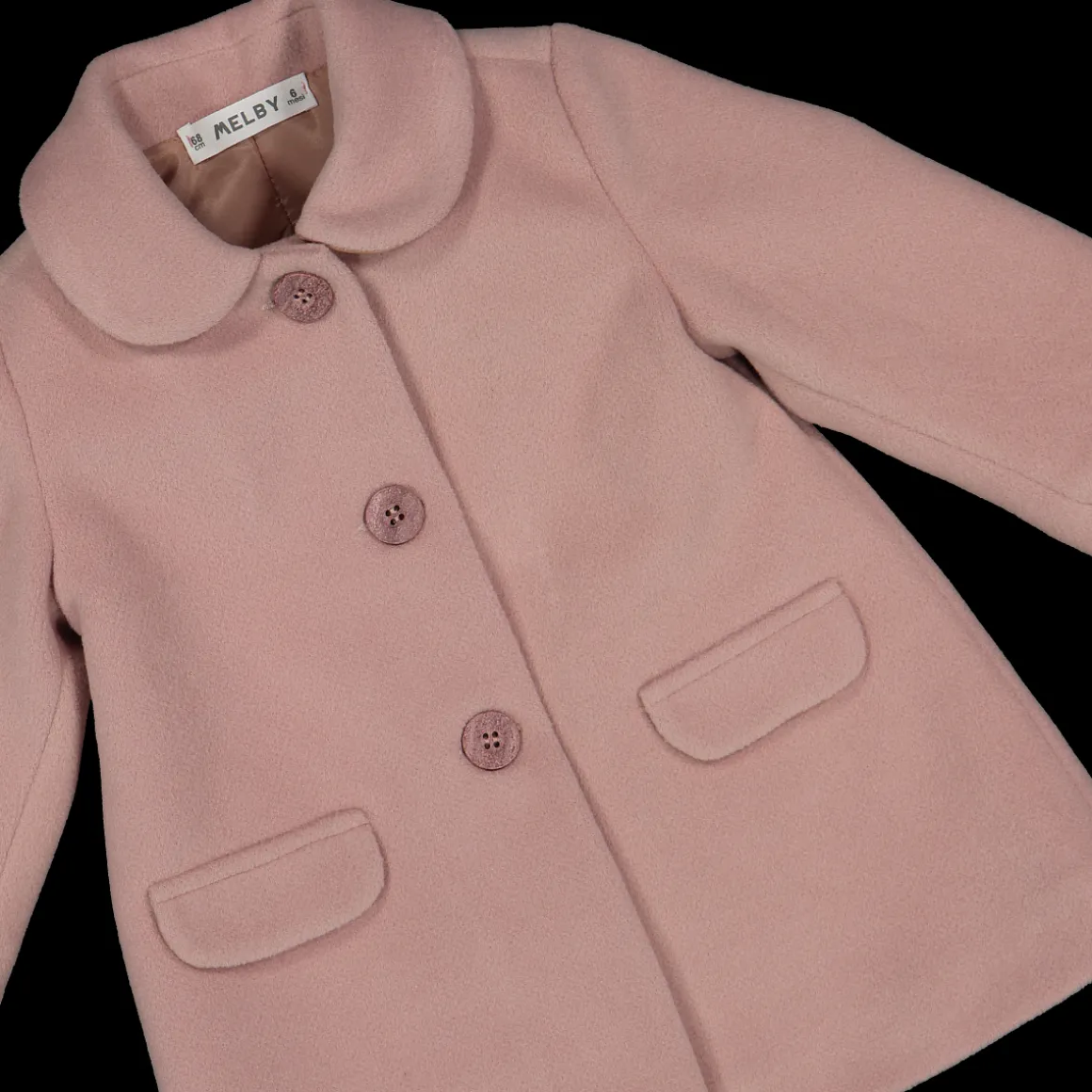 Cappotto panno morbido neonata