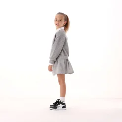 Cardigan con filato lurex per bambina