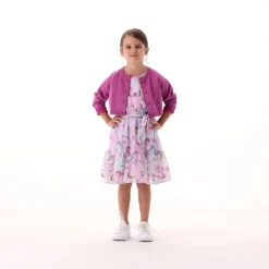 Cardigan con lurex per bambina