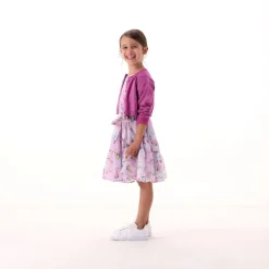 Cardigan con lurex per bambina