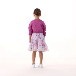 Cardigan con lurex per bambina