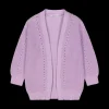 Cardigan con vestibilità oversize per bambina