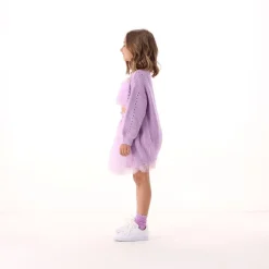 Cardigan con vestibilità oversize per bambina